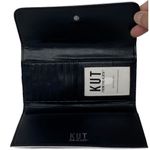 Kut From The Kloth NWOT ~ Women's Long Black & White Stripe Wallet Photo 3