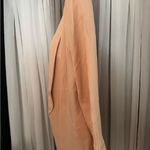 LC Lauren Conrad Peach Open Front Blazer with Shawl Lapels and Long Sleeves Photo 3