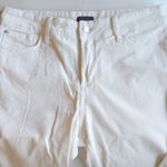 NYDJ NWOT  Marilyn Straight Stretch Corduroy Jeans 12P Ivory P13J23GW Photo 8