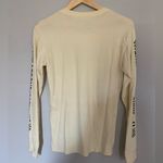 Mighty fine Butter Yellow Graphic Long Sleeve Tshirt Size Extra Small XS Photo 4