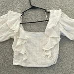 ASTR the label size medium white crop top Photo 0