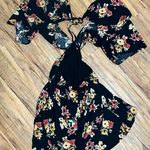 Illa Illa Womens Black Floral Dress Photo 1