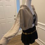 Hollister Crop Zip-up Hoodie Beige Size XS Photo 6