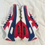 Nike Men's Air Max 90 White/Deep Royal/University Red Size 5Y / 7 Women Photo 3