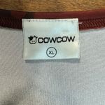 COWCOW Dress XL Brown Dinosaur Fit Flare Novelty Short Sleeve A Photo 10