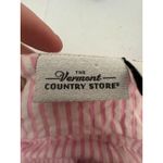 Vermont Country Store Pink Striped Seersucker Shift Dress 3X Lace Trim Beach Photo 6