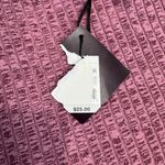 Ava & Viv  NWT Pink Ribbed Short Sleeve Lounge Set Women's I16 Photo 3