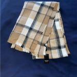 Torrid Nwt  Camel & Black Plaid Scarf fringe soft cozy brown winter fall new Photo 6