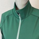 Outdoor Voices FrostKnit Full-Zip Jacket Women's M Green Mock Neck Activewear Photo 8