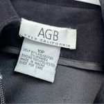 Vintage Suede AGB Byer California Full Zip Jacket Black (10 petite) minimalist Size 10P Photo 1