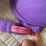 Betsey Johnson Betsy Johnson, purple cream, lace, trim, bow, cute bra, coquette Y2K 32D Photo 4