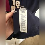 Heritage 1981  Graphic French Sayings V-Neck T-Shirt Navy Blue Size Small Photo 4