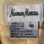 Neiman Marcus Vintage 80s Silk Cream Lined Preppy Vest Photo 5