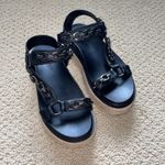 Karl Lagerfeld size 6 Palma Espadrille Grunge Platform Sandals Photo 2