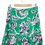 Boden Lorna Maxi Skirt Green Pink Floral Tiered Cotton A Photo 5