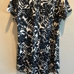 Swimsuits For All Black and White Floral Women's swim cover/dress sz 10 Photo 5