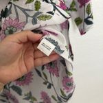Bindu Floral Casey Blouse in Gerbera Magenta XS White Photo 5