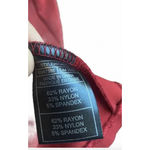 BB Dakota BB Dakota Sheath Dress Womens Small Red Sleeveless Mock Neck Knit Short Zip Photo 5