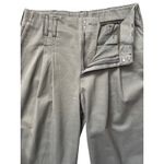 Chico's Chico’s Sample Pleated Twill Wide Leg Ankle Trousers Olive Size 8 Photo 9