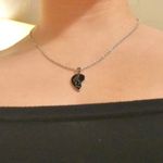 Couple Necklace Set Silver Photo 5