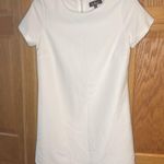 Lulus  Shift Dress Short Sleeve Gold Zipper on Back, Medium Photo 2