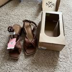 Sam & Libby Brand new in box brown sandal heels Photo 1