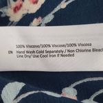 Band of Gypsies  Blue and Pink Boho Crop Top NWT Size Medium Blue Floral Top Photo 4