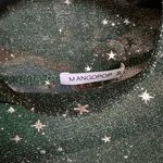Mango  dark green Starry Blouse Photo 3