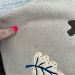 Christopher & Banks VTG  Fleece Woodland Winter Christmas Beige Vest Appliqué L Photo 6