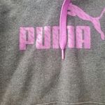 Puma Charcoal Hoodie with Purple Accents Size Xs Womens Photo 2