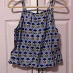 Midnight sky Blue Floral Tank Top Photo 2