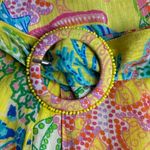 Vibrant Yellow High Waist Women's Shorts Photo 2