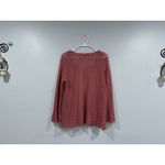 April Cornell Crochet Open Knit Cardigan Top Large L Pink Photo 4
