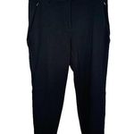 Talbots  Dress Pants Womens Petite 14P Black Elastic Waist Ankle Career Comfy Photo 0