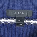 J.Crew  Size XL Blue Ribbed Sleeveless Crewneck Ribbed Tunic Sweater Photo 3