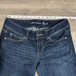 American Eagle  Outfitters Women Stretch Slim Boot Jeans Dark Wash Sz 6 Low Rise Photo 8
