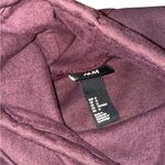 H&M  Maroon High-Neck Sweatshirt Photo 4