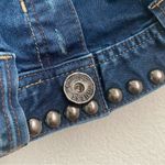 Guess  Project Runway “Natazha” Corset Lace-up Studded Denim Dress Size 1 (XS) Photo 9