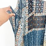 Rachel‎ Roy Womens Lagenlook Artsy Boho Hippie Viscose Floral Kimono One Size Blue Size undefined Photo 6