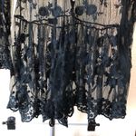 Gypsies Junkies Black Lace Long Sleeves Sheer Dress M Size M Photo 2
