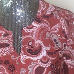 Ann Taylor  factory tunic boho top paisley XS Photo 1