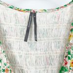 Anthropologie  Peregrine Romper Floral Flutter Sleeve Romantic Size XS Coquette Photo 5