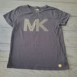 Michael Kors  studded logo t shirt black gold small Photo 0