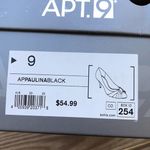 Apt. 9  black peep toe heels‎ size 9 Photo 5