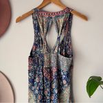 Earthbound TRADING CO sleeveless silky dress Women's SIZE LARGE boho hippie Photo 6