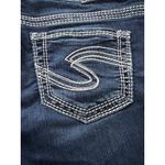 Silver Jeans Suki Capri Denim Cropped Jeans Size W26 Stretch Preppy City Party Photo 8