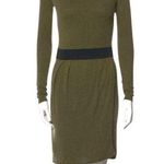 White + Warren Cashmere Silk Olive Green Sweater Dress size medium Photo 0