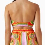 Farm Rio NWT  Beach Toucans Scarf Tie-Front Top Photo 1