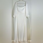 Lulus  Feel Me Romance White Off-the-Shoulder Maxi Dress Photo 4