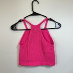 Free People Movement Ribbed Cropped Tank Top Neon Pink Racerback Size M Size M Photo 1